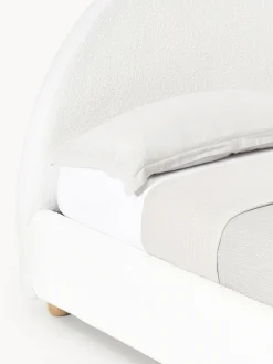 Westwing Collection Cama tapizada en borreguillo Ebba, con espacio de almacenamiento^ Camas Tapizadas|Camas