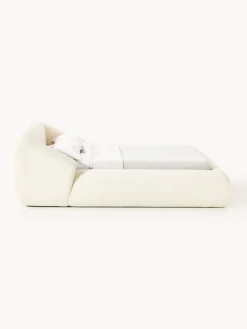 Westwing Collection Cama tapizada en borreguillo Sofia
