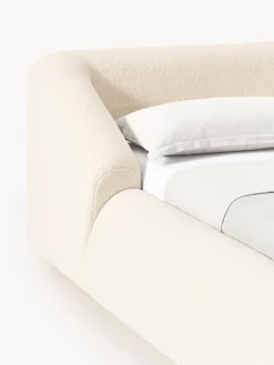 Westwing Collection Cama tapizada en borreguillo Sofia