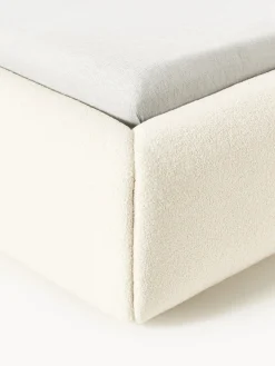 Westwing Collection Cama tapizada en borreguillo Sofia