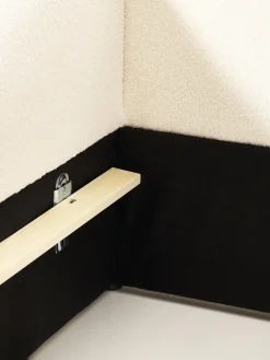 Westwing Collection Cama tapizada en borreguillo Sofia