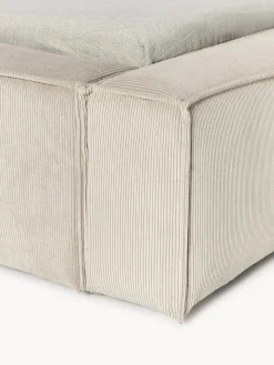 Westwing Collection Cama tapizada en pana Lennon