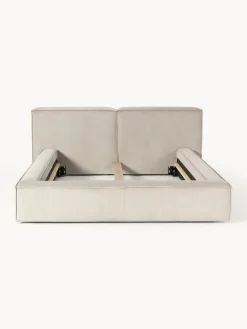 Westwing Collection Cama tapizada en pana Lennon