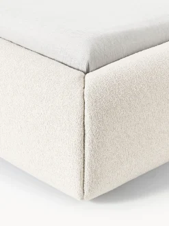 Westwing Collection Cama tapizada en tejido bouclé Sofia