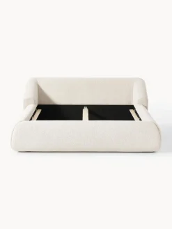 Westwing Collection Cama tapizada en tejido bouclé Sofia