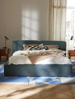 Westwing Collection Cama tapizada en tejido bouclé Lennon^ Camas Tapizadas|Camas