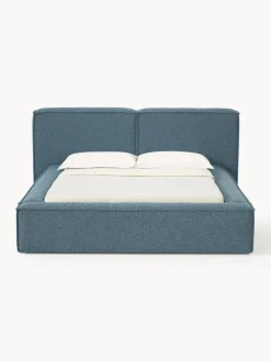 Westwing Collection Cama tapizada en tejido bouclé Lennon^ Camas Tapizadas|Camas