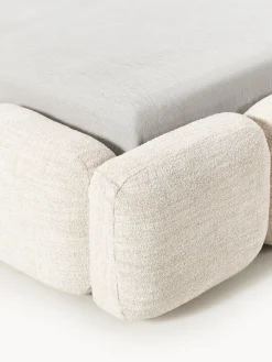 Westwing Collection Cama tapizada en tejido bouclé Tayla