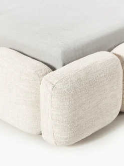 Westwing Collection Cama tapizada en tejido bouclé con espacio de almacenamiento Tayla^ Camas Tapizadas|Camas