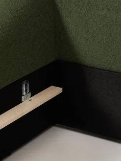 Westwing Collection Cama tapizada en tejido bouclé Sofia