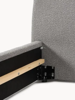 Westwing Collection Cama tapizada en tejido bouclé Cloud