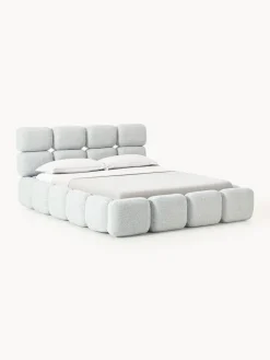 Westwing Collection Cama tapizada en tejido bouclé Tayla^ Camas Tapizadas|Camas