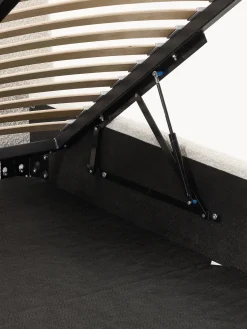 Westwing Collection Cama tapizada en tejido bouclé con espacio de almacenaje Cloud^ Camas Tapizadas|Camas