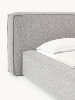 Westwing Collection Cama tapizada en tejido bouclé con espacio de almacenamiento Lennon^ Camas Tapizadas|Camas