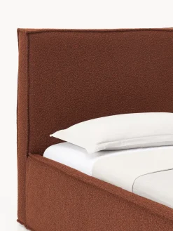 Westwing Collection Cama tapizada en tejido bouclé Dream