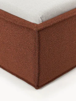 Westwing Collection Cama tapizada en tejido bouclé Dream