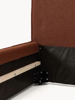 Westwing Collection Cama tapizada en tejido bouclé Dream