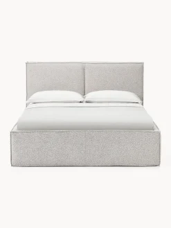 Westwing Collection Cama tapizada en tejido bouclé Dream^ Camas Tapizadas|Camas