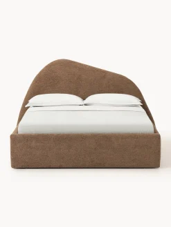 Westwing Collection Cama tapizada en tejido bouclé Gary^ Camas Tapizadas|Camas