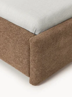 Westwing Collection Cama tapizada en tejido bouclé Gary^ Camas Tapizadas|Camas