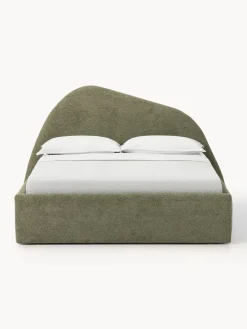 Westwing Collection Cama tapizada en tejido bouclé Gary^ Camas Tapizadas|Camas