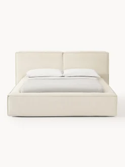 Westwing Collection Cama tapizada Lennon, con espacio de almacenamiento