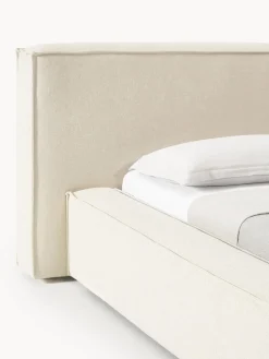 Westwing Collection Cama tapizada Lennon, con espacio de almacenamiento