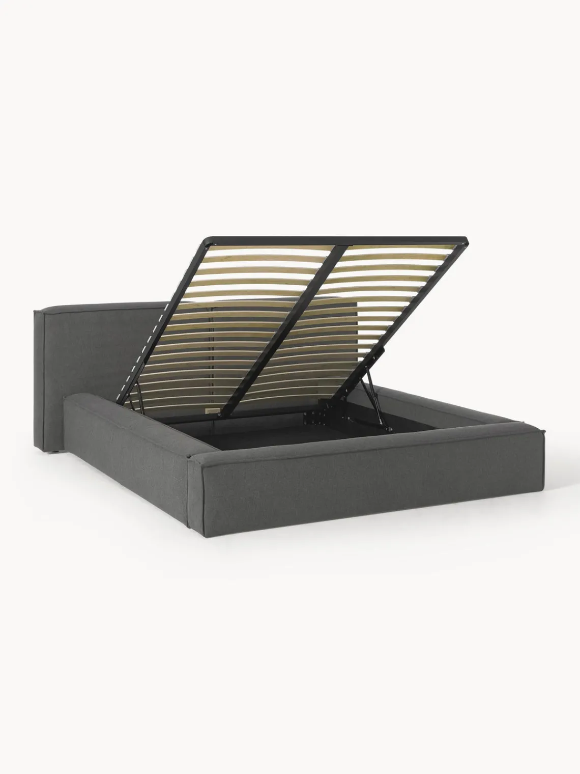 Westwing Collection Cama tapizada Lennon, con espacio de almacenamiento^ Camas Tapizadas|Camas