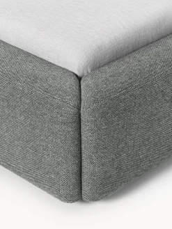 Westwing Collection Cama tapizada Melva, con espacio de almacenamiento