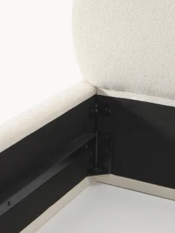 Westwing Collection Cama tapizada redondeada en tejido bouclé Alba^ Camas Tapizadas|Camas