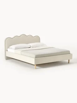 Westwing Collection Cama tapizada Romy, con cabecero
