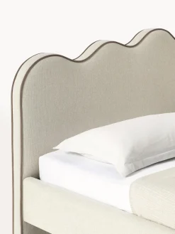 Westwing Collection Cama tapizada Romy, con cabecero