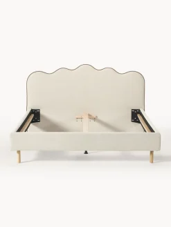 Westwing Collection Cama tapizada Romy, con cabecero