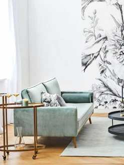 Camarera de vidrio Push Antic