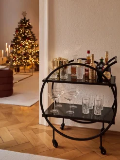 Kare Design Camarera Loft, estantes de vidrio^ Mesas Camareras