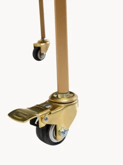 Kare Design Camarera redonda Emilia, estantes de vidrio espejado