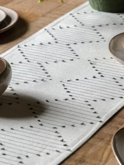 Camino de mesa de algodón Diamond Weave^ Caminos De Mesa|Caminos De Mesa