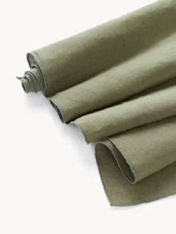 Westwing Collection Camino de mesa de lino con ribete Kennedy