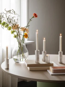 GEORG JENSEN Candelabro con relieves Bernadotte, 11 cm