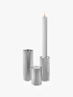 GEORG JENSEN Candelabro con relieves Bernadotte, 11 cm