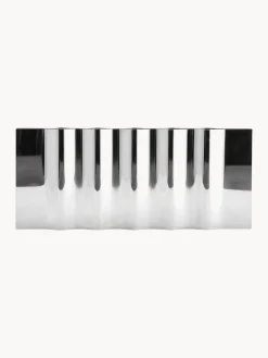 New Works Candelabro de acero inoxidable Ripply