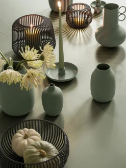 blomus Candelabro de cerámica Vela^ Candelabros|Jarrones