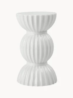 Lyngby Porcelaen Candelabro de porcelana con relieves Tura