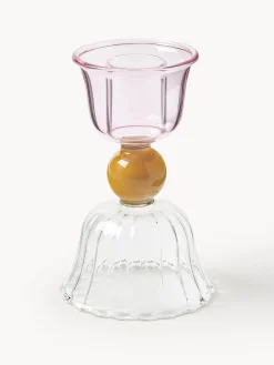 &k Amsterdam Candelabro de vidrio borosilicato Perle^ Candelabros|Velas Y Candelabros