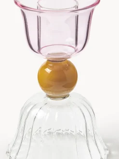 &k Amsterdam Candelabro de vidrio borosilicato Perle^ Candelabros|Velas Y Candelabros