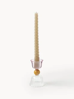 &k Amsterdam Candelabro de vidrio borosilicato Perle^ Candelabros|Velas Y Candelabros
