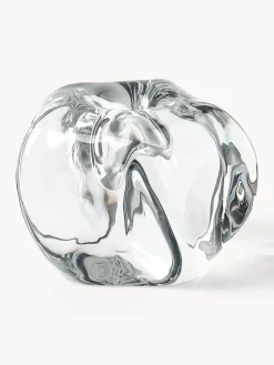 Westwing Collection Candelabro de vidrio hecho a mano Solon