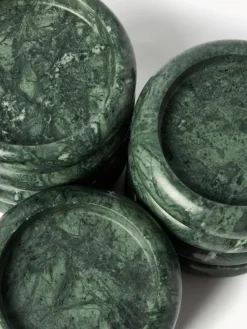 Westwing Collection Candelabros de mármol Orta, 2 uds.^ Candelabros|Jarrones