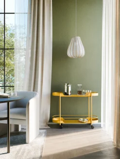 Westwing Collection Carrito de servicio de metal Taru^ Mesas Camareras