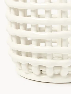 Ferm Living Cesta artesanal de cerámica Nalan, 15 cm